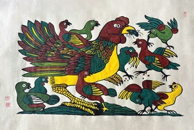 Giữ hồn dân tộc qua dòng tranh Đông Hồ tại Artnam Gallery