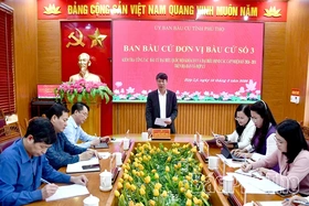 Kiểm tra công tác chuẩn bị bầu cử tại các xã Hợp Lý, Liên Hòa, Hoàng An