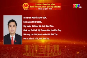 Chương trình hành động ứng cử Đại biểu Quốc hội khóa XVI của đồng chí Nguyễn Cao Sơn