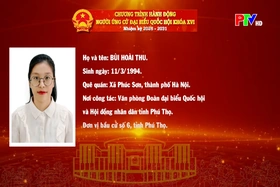 Chương trình hành động ứng cử Đại biểu Quốc hội khóa XVI của đồng chí Bùi Hoài Thu