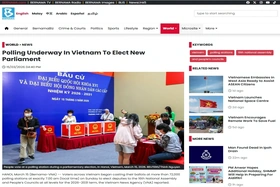 Báo chí quốc tế đưa tin đậm nét về cuộc bầu cử tại Việt Nam