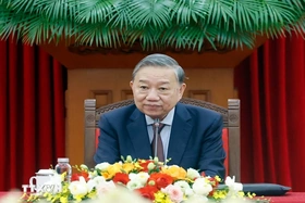 Tổng Bí thư tiếp các Bộ trưởng Trung Quốc nhân dịp Đối thoại chiến lược 3+3