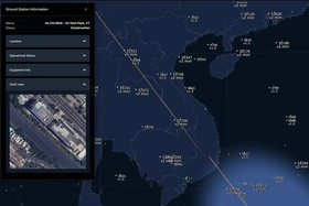 Trạm mặt đất Internet Starlink tại Việt Nam xuất hiện trên bản đồ vệ tinh
