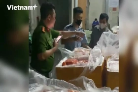Ngăn chặn hơn 1,8 tấn thực phẩm đông lạnh nhập lậu tại biên giới phía Bắc