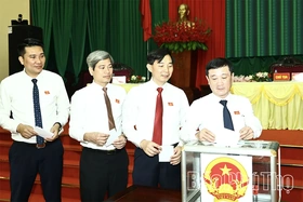 HĐND xã Thổ Tang kiện toàn bộ máy chính quyền địa phương, nhiệm kỳ 2026-2031