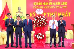 Phó Chủ tịch Thường trực HĐND tỉnh Nguyễn Trung Kiên dự Kỳ họp thứ Nhất, HĐND xã Hiền Lương nhiệm kỳ 2026 - 2031