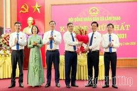 Kỳ họp thứ Nhất, HĐND xã Lâm Thao nhiệm kỳ 2026 - 2031: Các chức danh được bầu đều đạt 100% phiếu tín nhiệm