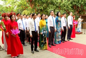 Xã Đông Thành dâng hương tưởng niệm các Vua Hùng