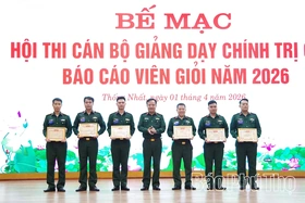 Hội thi cán bộ giảng dạy chính trị, báo cáo viên giỏi năm 2026