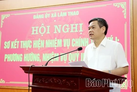 Đảng ủy xã Lâm Thao sơ kết nhiệm vụ chính trị quý I, triển khai nhiệm vụ quý II năm 2026