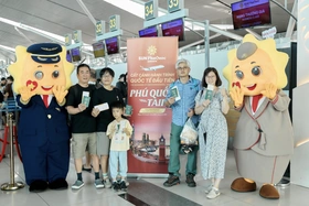 Sun PhuQuoc Airways khai thác chuyến bay quốc tế đầu tiên