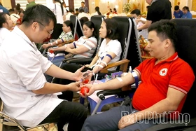Tiếp nhận 636 đơn vị máu trong Ngày Toàn dân hiến máu tình nguyện 7/4