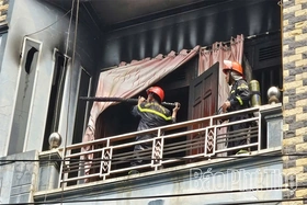 Cháy nhà dân tại Thổ Tang - Cảnh báo PCCC mùa nắng nóng