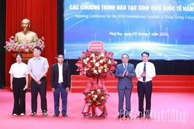 Trường Đại học Hùng Vương khai giảng các chương trình đào tạo sinh viên quốc tế năm 2026