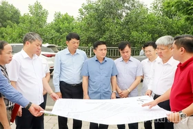 Kiểm tra, tháo gỡ vướng mắc Dự án Khu nhà ở tại xã Lương Sơn