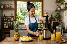 7 lợi ích sức khỏe bất ngờ của nước ép dứa