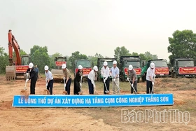 Groundbreaking Ceremony for Thang Son Industrial Cluster Infrastructure Project