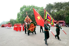 Xã Hy Cương dâng hương tưởng niệm các Vua Hùng