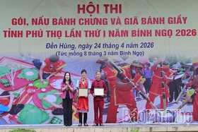 Phường Vân Phú, xã Thượng Long giành Giải đặc biệt tại Hội thi gói, nấu bánh chưng và giã bánh giầy