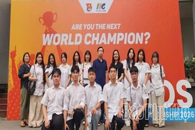 Học sinh Trường THPT Việt Trì giành quyền tham dự vòng chung kết quốc gia cuộc thi vô địch Tin học văn phòng thế giới