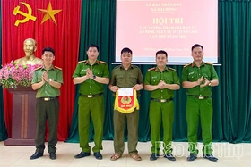 129 thành viên tham gia Hội thi Lực lượng an ninh trật tự cơ sở giỏi xã Đại Đồng