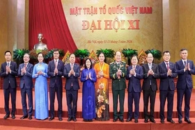 Danh sách Chủ tịch và các Phó Chủ tịch Ủy ban Trung ương Mặt trận Tổ quốc Việt Nam khóa XI