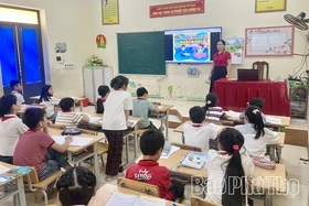 Trường Tiểu học Sông Thao có 560 học sinh biết bơi