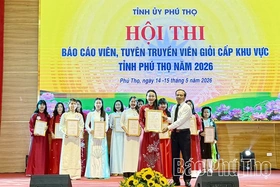 Bế mạc Hội thi Báo cáo viên, Tuyên truyền viên giỏi cấp khu vực năm 2026