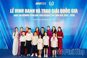 Học sinh Trường Tiểu học Gia Cẩm giành 25 giải tại cuộc thi IOE cấp quốc gia