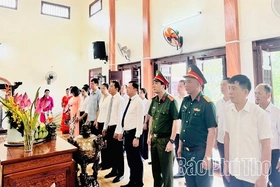 Offering Incense at the President Ho Chi Minh Commemorative Relic Site