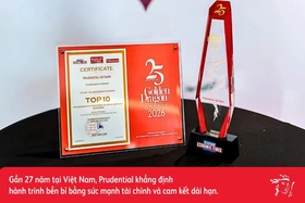 Uy tín được khẳng định qua thời gian: Prudential tiếp tục được vinh danh tại Giải thưởng Rồng Vàng 2026