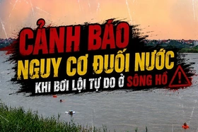 Cảnh báo nguy cơ đuối nước khi bơi lội tự do ở sông hồ