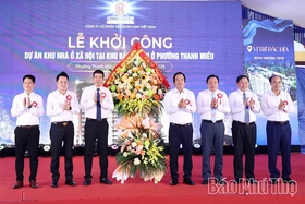 Khởi công Dự án khu nhà ở xã hội tại phường Thanh Miếu
