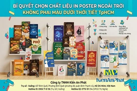 Bí Quyết Chọn Chất Liệu In Poster Ngoài Trời Không Phai Màu Dưới Thời Tiết TpHCM