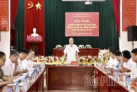 Thông qua dự thảo báo cáo kết quả giám sát đối với Ban Thường vụ Đảng ủy xã Yên Lãng và Yên Lạc
