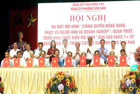 Lãnh đạo Ban Tuyên giáo và Dân vận Tỉnh ủy Phú Thọ nghiên cứu mô hình dân vận chính quyền kết hợp dân vận khéo tại tỉnh Hưng Yên