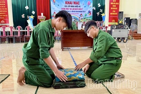 84 học sinh tham gia chương trình “Học làm người chiến sĩ”