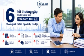 6 lỗi thường gặp khiến hồ sơ làm thẻ tạm trú cho người nước ngoài bị trả lại