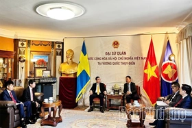 Tỉnh Phú Thọ mong muốn thúc đẩy quan hệ hợp tác với Vương quốc Thụy Điển