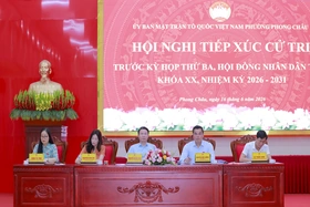 Đại biểu HĐND tỉnh tiếp xúc cử tri trước Kỳ họp thứ Ba, HĐND tỉnh khóa XX, nhiệm kỳ 2026 – 2031