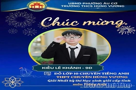 Trường THCS Hùng Vương có 41 học sinh trúng tuyển vào các lớp chuyên