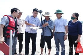 Xác định phạm vi khai thác mỏ cát lòng sông Hồng của Công ty TNHH Quyết Thắng