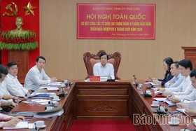 Triển khai nhiệm vụ công tác Tổ chức Xây dựng Đảng 6 tháng cuối năm