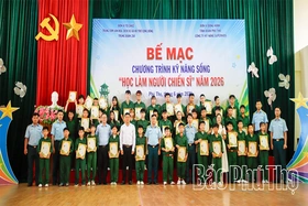 Bế mạc chương trình kỹ năng sống “Học làm người chiến sĩ” khóa II năm 2026