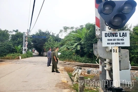 Góp phần đảm bảo an toàn giao thông đường sắt