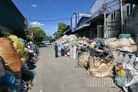 Cần giải pháp bảo vệ môi trường làng nghề tái chế nhựa Đông Mẫu