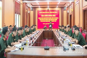 Tọa đàm nâng cao chất lượng công tác Đảng, công tác chính trị trong lực lượng vũ trang địa phương