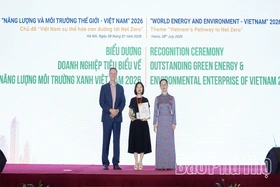 CNCTech Group được vinh danh “Doanh nghiệp tiêu biểu về năng lượng môi trường xanh Việt Nam 2026”