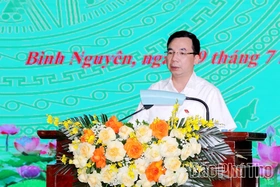 Tổ đại biểu số 12 HĐND tỉnh tiếp xúc cử tri sau Kỳ họp thứ Ba