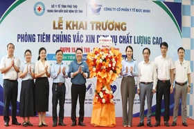 Khai trương Phòng Tiêm chủng vắc xin dịch vụ chất lượng cao Safpo 15 Phú Thọ - cơ sở Hòa Bình